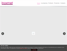 Tablet Screenshot of inoxmet.com